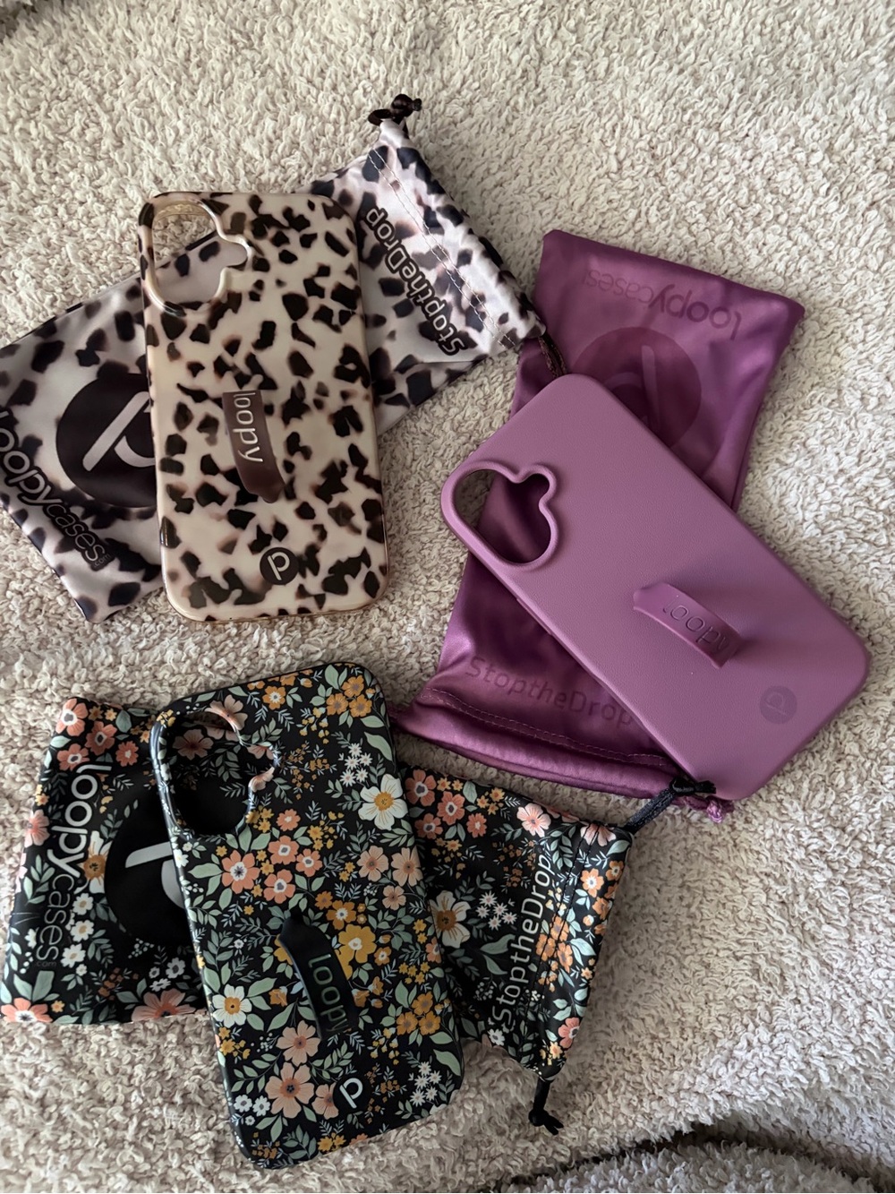 Loopy Case bundle for iPhone 16 all in excellent condition